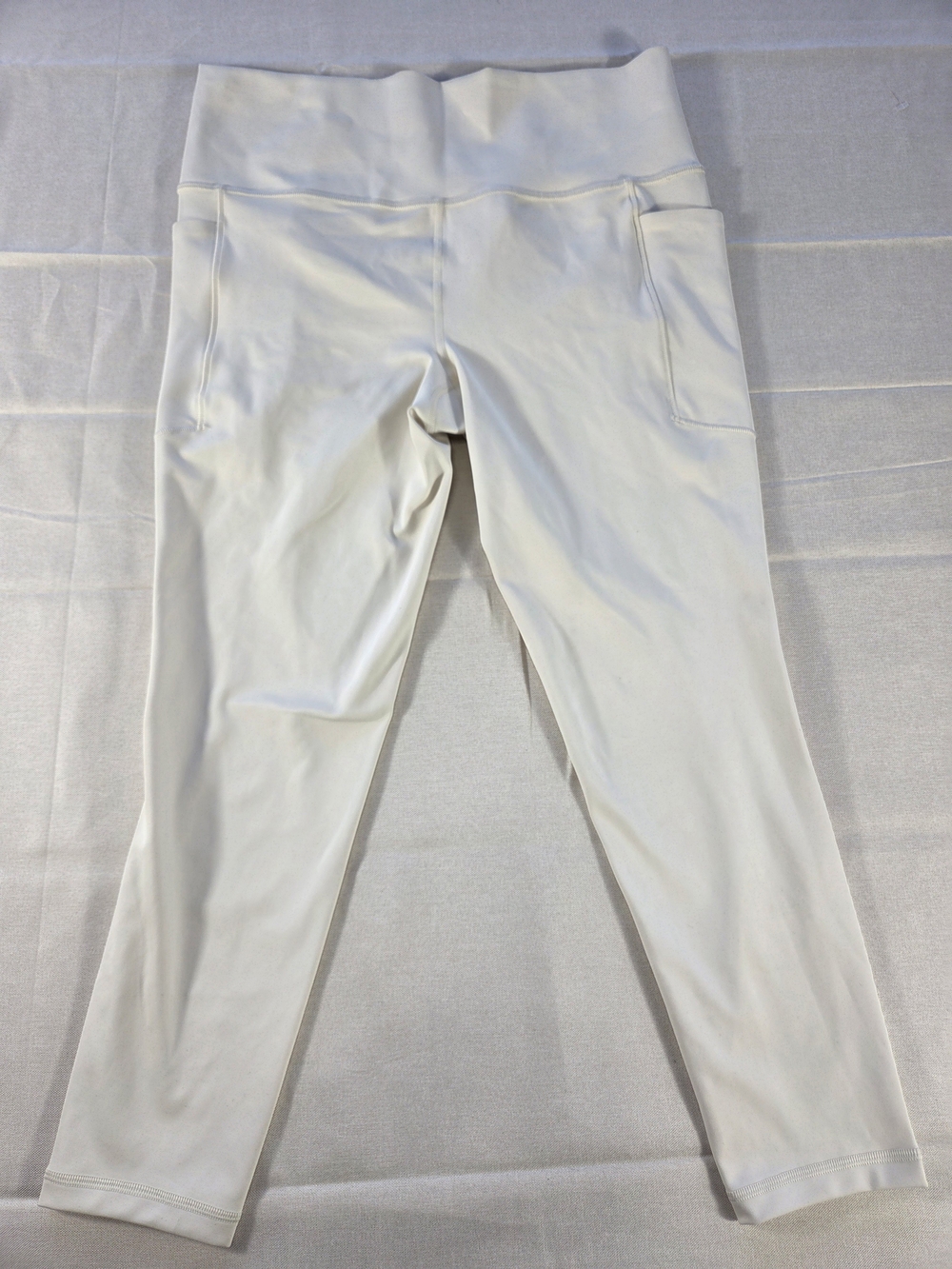 Athleta Salutation Stash 7/8 Tight Leggings White Size Large